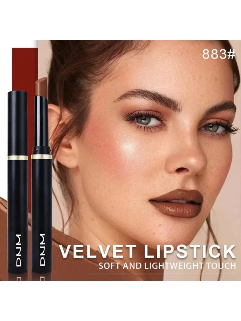Long-Lasting Waterproof Nude Velvet Matte Lipstick for Women - Perfect Finish